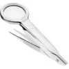 Palielināmās pincetes FIRST AID ONLY P-10011, 23 mm plastmasas lēca, 4.5× palielinājums, sudraba