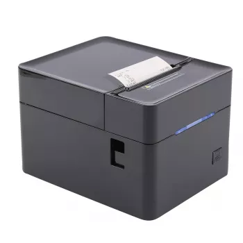 POS printeris Olympia 947990055 — Tiešā termodrukā, 250 mm/s, 80 mm ruļļa diametrs, 80 mm drukas platums, USB Type-A, RS-232, vadu, melns