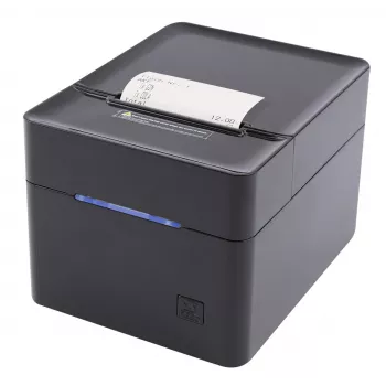 POS printeris Olympia 947990055 — Tiešā termodrukā, 250 mm/s, 80 mm ruļļa diametrs, 80 mm drukas platums, USB Type-A, RS-232, vadu, melns