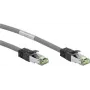 Goobay CAT 8.1 Patch Kabelis, S/FTP (PiMF), Pelēks, 5 m - LSZH Halogēns Brīvs, Vara AWG 24 (55139)