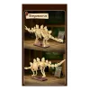 Būvkomplekts Jamara CaDA Dinozauru fosilija Stegosaurus — 297 detaļas, vecumam 8+, bēšā/brūnā krāsā
