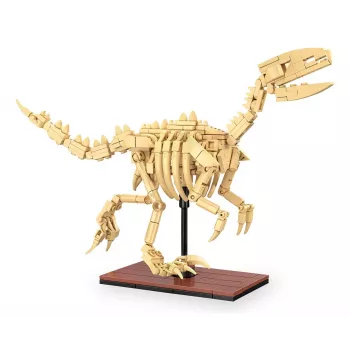 Būvēšanas komplekts Jamara CaDA Dinozauru fosilija Velociraptor — 256 gab., vecumam 8+, bēšs/brūns