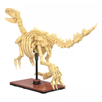 Būvēšanas komplekts Jamara CaDA Dinozauru fosilija Velociraptor — 256 gab., vecumam 8+, bēšs/brūns