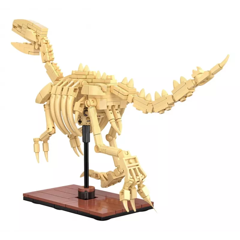 Būvēšanas komplekts Jamara CaDA Dinozauru fosilija Velociraptor — 256 gab., vecumam 8+, bēšs/brūns