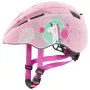 Bērnu aizsargķivere UVEX kid 2 cc Multicolour Pink, cietā čaula, matēta apdare