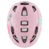 Bērnu aizsargķivere UVEX kid 2 cc Multicolour Pink, cietā čaula, matēta apdare