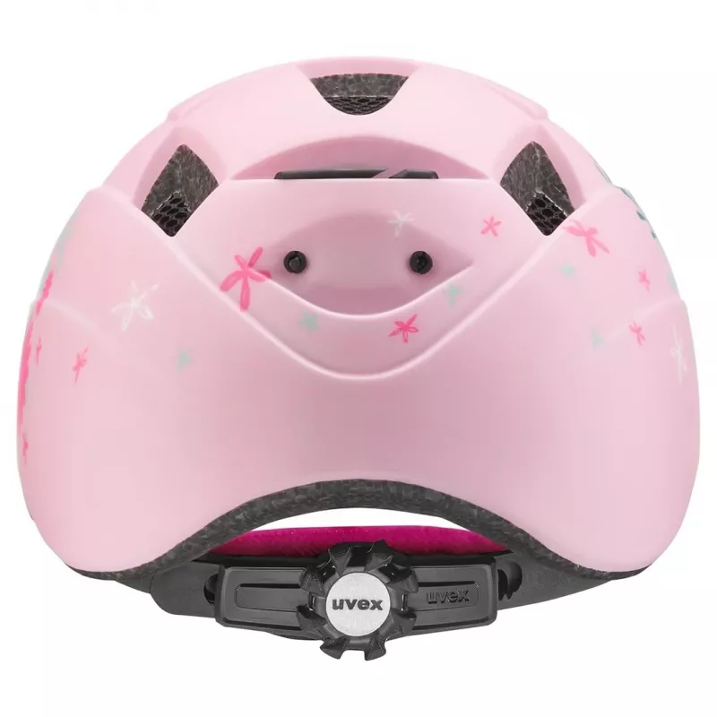 Bērnu aizsargķivere UVEX kid 2 cc Multicolour Pink, cietā čaula, matēta apdare