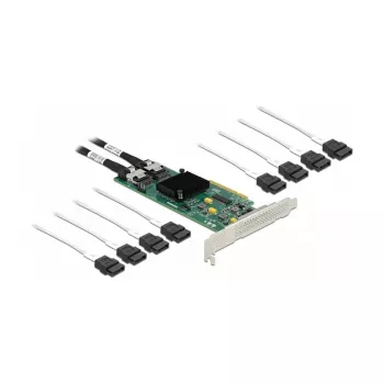 DeLOCK 8 portu SATA PCI Express x8 karte ar savienojuma kabeli