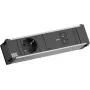Bachmann CONI BM0023770 Einbaumodul 1x CEE7/3 kontaktligzda 1x USB-C/C 100W melna L=0,2m