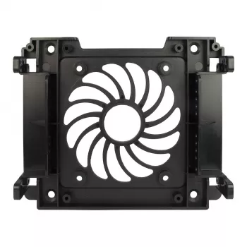 Inter-Tech montāžas rāmis 1x5,25 collu priekš 1x2,5 / 1x3,5 / 12cm ventilatora