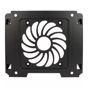 Inter-Tech montāžas rāmis 1x5,25 collu priekš 1x2,5 / 1x3,5 / 12cm ventilatora