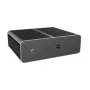 Akasa Euler CMX Mini-ITX bezventilatoru korpuss A-ITX61-S1B — melns, mini šasija pasīvi dzesētām sistēmām