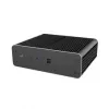 Akasa Euler CMX Mini-ITX bezventilatoru korpuss A-ITX61-S1B — melns, mini šasija pasīvi dzesētām sistēmām