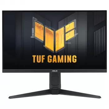 27 collu ASUS TUF Gaming VG27UQEL5A 4K UHD LCD monitors, 3840×2160, 1 ms, IPS, VESA, augstuma regulējams, iebūvēti skaļruņi