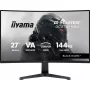 IIYAMA G-MASTER GC2781HSU-B1 27 collu izliekts VA monitors 1920×1080 144 Hz USB centrmezgls Skaļrunis VESA Melns