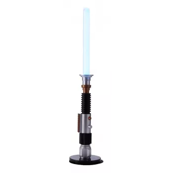 Galda lampa Ukonic 16987 melna, vara, pelēka, balta, zila gaisma 595 mm