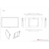 ERNITEC 0070-24198-HB3000-P 4K UHD novērošanas monitors — profesionāls āra displejs