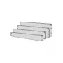 Apranet 19 inch 3U melns aklais panelis
