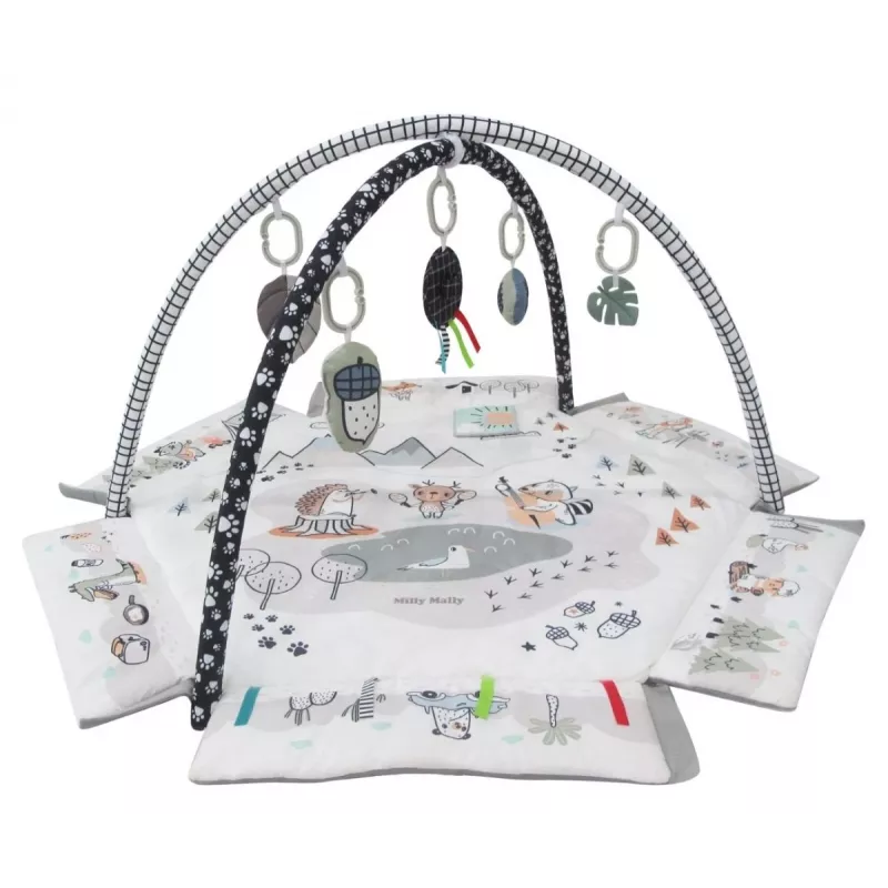 Milly Mally Baby Mat 5in1 Minky – Daudzfunkcionāls mazuļa paklājiņš 5-in-1