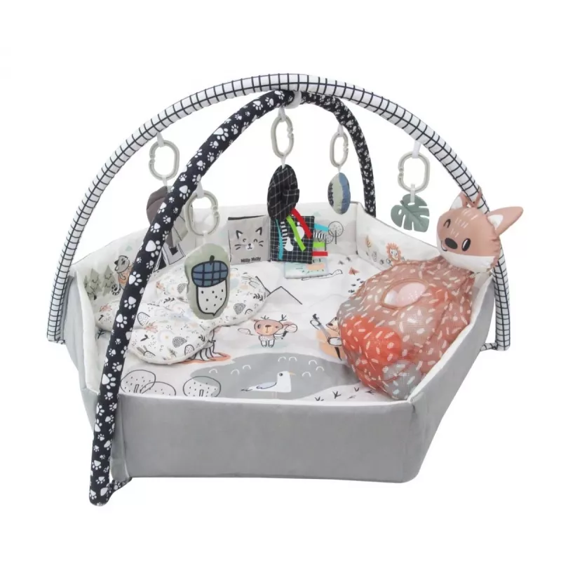 Milly Mally Baby Mat 5in1 Minky – Daudzfunkcionāls mazuļa paklājiņš 5-in-1