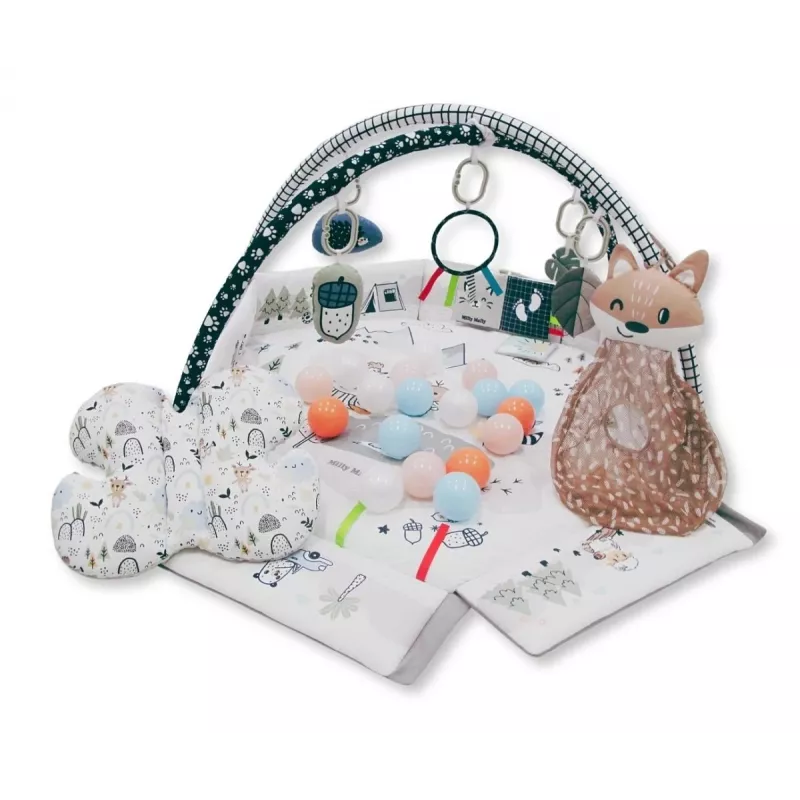 Milly Mally Baby Mat 5in1 Minky – Daudzfunkcionāls mazuļa paklājiņš 5-in-1