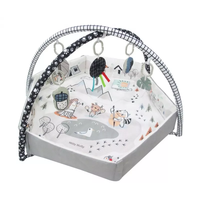 Milly Mally Baby Mat 5in1 Minky – Daudzfunkcionāls mazuļa paklājiņš 5-in-1