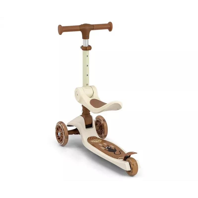 Bērnu skrejritenis milly mally Milly Mally Scooter Fuzzy Classic, bēšs