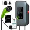 EV uzlādes stacija QOLTEC 3-fāžu 22 kW 32 A ar WiFi (modelis 52723)
