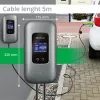 EV uzlādes stacija QOLTEC 3-fāžu 22 kW 32 A ar WiFi (modelis 52723)