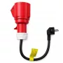 Strāvas adapteris QOLTEC CEE 16A 5P 400V uz SCHUKO 230V, modelis 52724