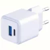3MK Hyper GaN lādētājs 20W 1xUSB-A 1xUSB-C PD QC4+ balts