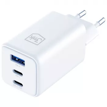 3MK Hyper GaN 65W QC4+ lādētājs — USB GaN ātrais lādētājs 65W ar QC4+ atbalstu
