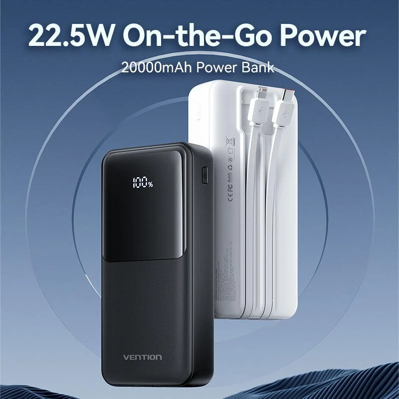 Power Bank USB 20000mAh 22.5W Balts FHPW0 Vention
