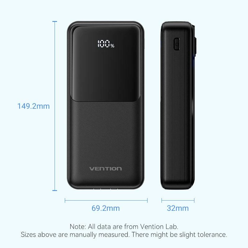 Power Bank USB 20000mAh 22.5W Balts FHPW0 Vention
