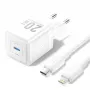 Mobilais lādētājs sienas USB-C/20W TZ-FEPW0-EU-02 Vention