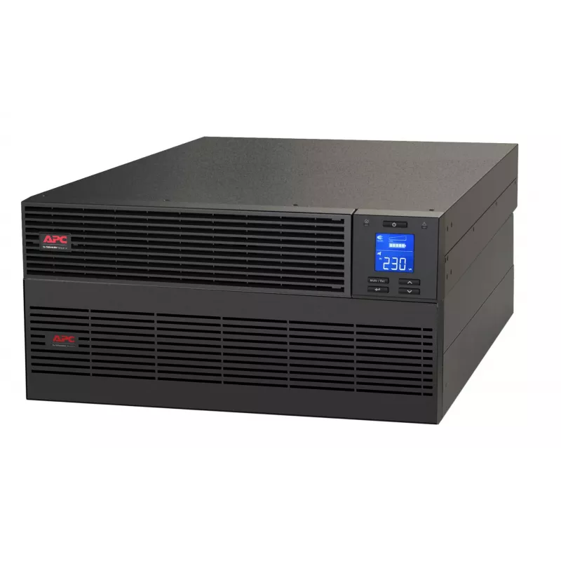 UPS APC SRV10KRILRK Divkāršās pārveidošanas (Online) plauktā montējams 10 kVA 10000 W 230 V USB 5U Melns