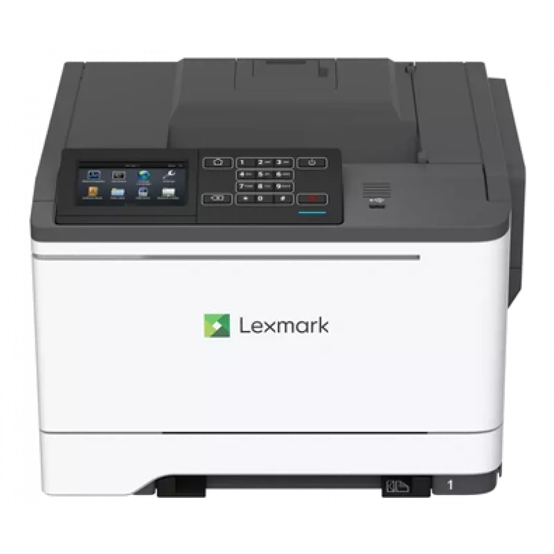 Lexmark CS622de krāsu lāzerprinteris — CS622de, A4, 38 lpp/min, Duplekss, 2400 x 600 DPI, 4 kasetnes