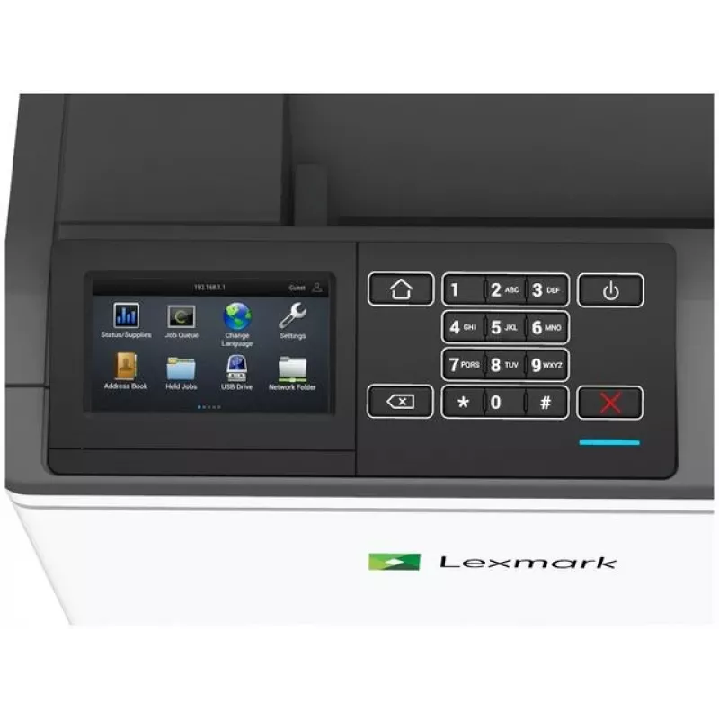 Lexmark CS622de krāsu lāzerprinteris — CS622de, A4, 38 lpp/min, Duplekss, 2400 x 600 DPI, 4 kasetnes
