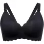Momcozy YN46 (M) | Bezšuvju Ziedu Krūšturis Barošanai Push-up | Melns Floral
