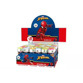 Ziepju burbuļi 60 ml Spiderman displejs 36 gab.