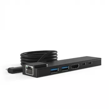 USB-C centrmezgls ar barošanu - Plus Hub