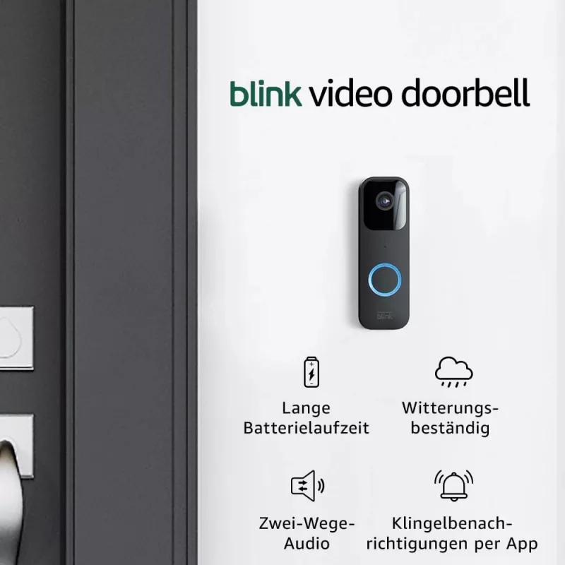 Amazon Blink Video Doorbell Black