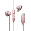 Austiņas Energy Sistem EasyPods, vadu, USB-C, rozā zelts