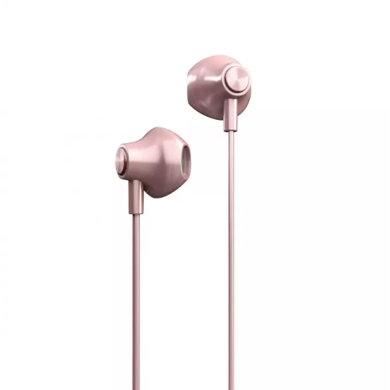 Austiņas Energy Sistem EasyPods, vadu, USB-C, rozā zelts