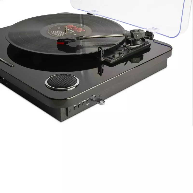 Atskaņotājs ar siksnas piedziņu Energy Sistem BlackSpin Melns Caurspīdīgs 33 45 78 RPM