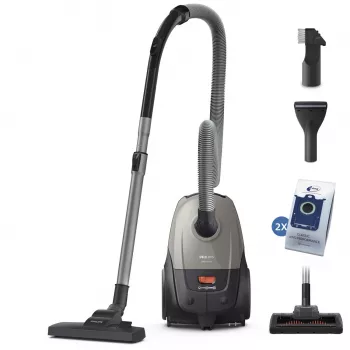 Putekļsūcējs ar maisu Philips 2000 sērija XD2152/12 — 850 W, 3 L, HEPA filtrs, sausā tīrīšana