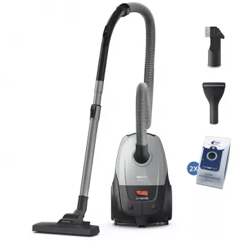 Putekļsūcējs Philips XD2142/12 — 850 W, 3 L putekļu maiss, HEPA filtrs, sausā tīrīšana