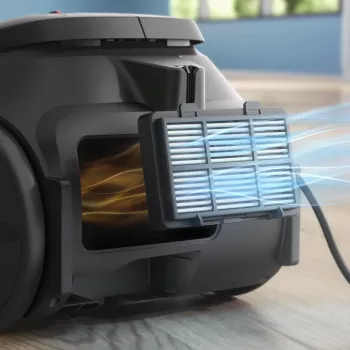 Putekļsūcējs Philips XD2142/12 — 850 W, 3 L putekļu maiss, HEPA filtrs, sausā tīrīšana