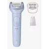 Epilators Philips 8000 Series BRE708/00 — bezvadu slapjš/sauss, 32 pincetes, 2 ātrumi, zils