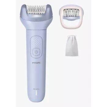 Epilators Philips 8000 Series BRE708/00 — bezvadu slapjš/sauss, 32 pincetes, 2 ātrumi, zils